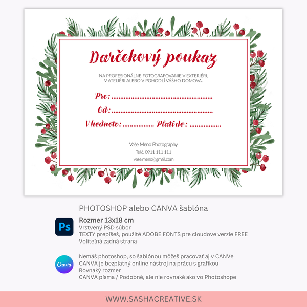 Darčekový poukaz 2