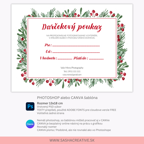 Darčekový poukaz 2