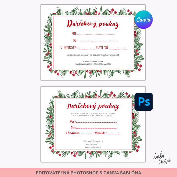 Darčekový poukaz 2