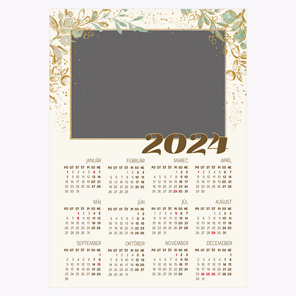 kalendár 2024 šablóna 