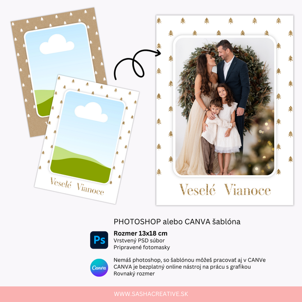 Vianočný fotorámik | Simple